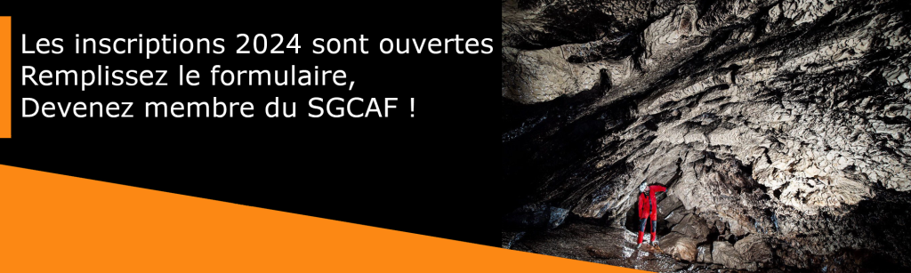 sgcaf speleo club grenoble inscription 2024